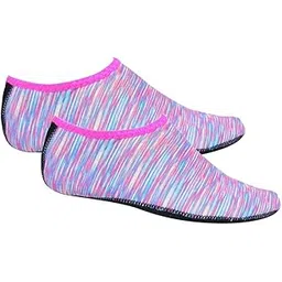 Soft Water Shoes Stretchy Aqua Socks Yoga Swim Shoe Dive Sock Pink Xs | Men | Men
