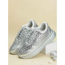 sole mates Women Woven Design Sneakers Casual Shoes