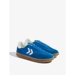 SOLEPLAY by Westside Blue Chevron-Detailed Lace-Up Sneakers
