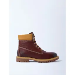 SOLEPLAY by Westside Brown Suede Rowan Leather Boots