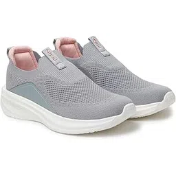 SOS 112 Knit Slip-Ons for Women | Lightweight, Stylish & Casual Sneakers for Womens | Extra Soft, Walking & Running Sports Shoes for Ladies/Girls
