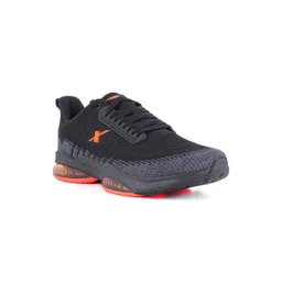 Sparx Men Black Mesh Running Non-Marking Shoes