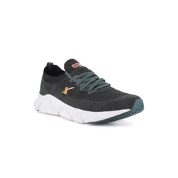 Sparx Men Green Mesh Running Non-Marking Shoes