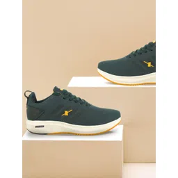 Sparx Men Green Mesh Running Shoes