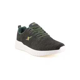 Sparx Men Green Textile Running Non-Marking Shoes
