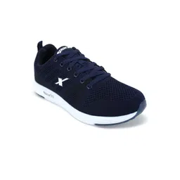 Sparx Men Navy Blue & White Running Shoes