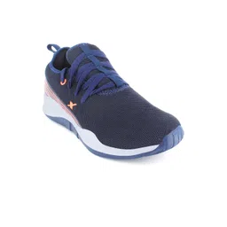 Sparx Men Navy Blue Mesh Running Non-Marking Shoes