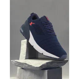 Sparx Men Navy Blue Mesh Running Shoes