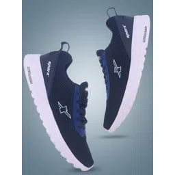 Sparx Men Navy Blue Mesh Running Shoes