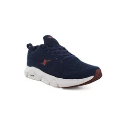 Sparx Men Navy Blue Textile Running Non-Marking Sport Shoes
