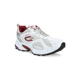 Sparx Men SM-171 White & Maroon Sports Shoes