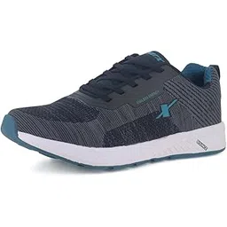 SPARX Men SM-687 Black Turkey Blue Sports Shoes (Size - 8)