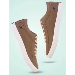 Sparx Men Textured Comfort Insole Contrast Sole Lace-Ups Sneakers