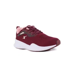 Sparx Women Maroon Textile Running Non-Marking Shoes