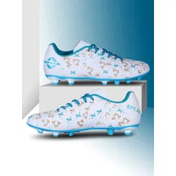 Spear 2.0 White/Sky Blue Football Studs