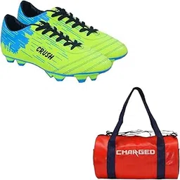Sports Bag Adena Red With Gowin Football Shoe Crush Green Cyan Size-9