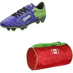 Sports Bag Vancouver Large Red with Gowin Football Shoe Crush Blue Green Size-6