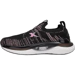 Sports Running Shoes for Women Breathable Soft Sole Knitted Athletic Walking Slip-On Sneakers
