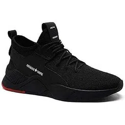 Sports Shoes for Kids | Latest Stylish Sports Shoes for Kids | Lace-Up Lightweight (Black) Shoes for Running, Walking, Gym,Trekking and Hiking Shoes for Kids