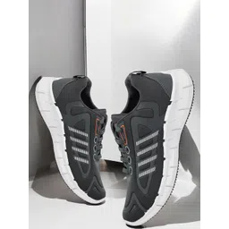 Spotwalk Men Round Toe Lace-Ups Sneakers