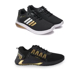 Spotwalk Men Set of 2 Mesh Running Shoes