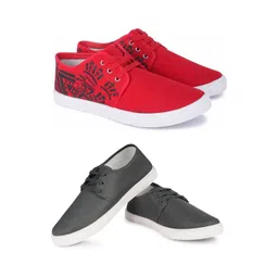 Spotwalk Men Set Of 2 Mesh Running Shoes