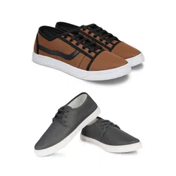 Spotwalk Men Set Of 2 Sneakers