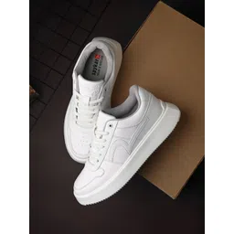 SPYKAR Men Round Toe PU Smart Casual Sneakers