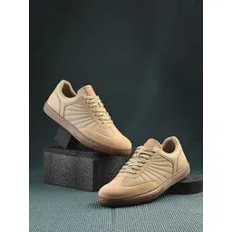SPYKAR Men Textured Lace-Ups Sneakers