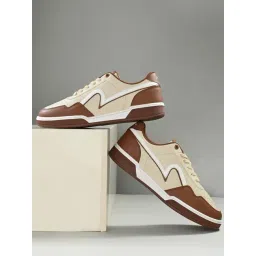 Spykar Men's KICKS Beige Casual Sneakers