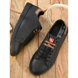 Spykar Men's Michael Black Casual Sneakers