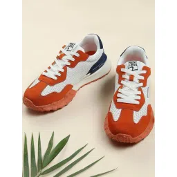 Spykar Men's Vinson Orange Casual Sneakers