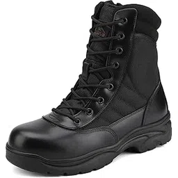 Steel Toe Boots for Men Safety Industrial & Construction Military Work Boots Slip Resistant ASTM F2413-18 botas de trabajo para hombre