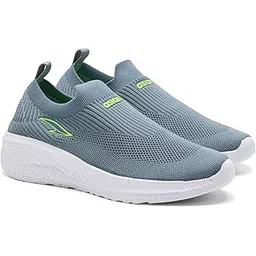 Storm-41 Walking Shoes for Men | Lightweight Slip-On Sneakers with Arch Support, Memory Foam Cushion & Breathable Mesh Upper | Comfortable Shoes for Walking & Travel