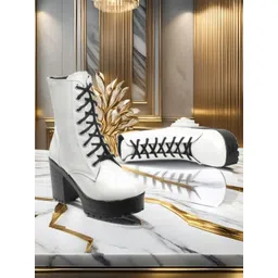 STRASSE PARIS Women Ankle Length Block HeeledBoots