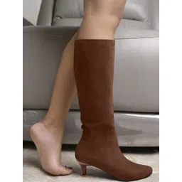 Street Style Store Women Casual Kitten-Heeled Boots