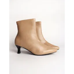 Street Style Store Women Pointed Toe Kitten Heeled Boots