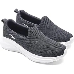 Style Walk-11 Women’s Lightweight Walking Shoes with Breathable Knit Upper | Memory Foam Shoes, Flexible Slip-On Shoes with Steady Grip Outsole | Ideal for Office, Travel