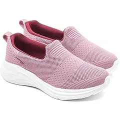 Style Walk-11 Women’s Lightweight Walking Shoes with Breathable Knit Upper | Memory Foam Shoes, Flexible Slip-On Shoes with Steady Grip Outsole | Ideal for Office, Travel
