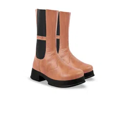 Stylestry Women Block-Heeled Chelsea Boots