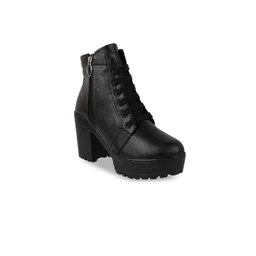 Stylestry Women Casual Block-Heeled Chunky Boots