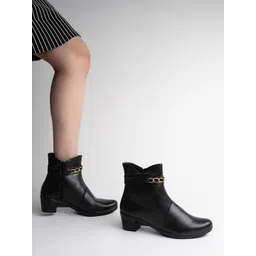 Stylestry Women Casual Block-Heeled Regular Boots