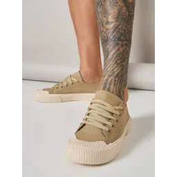 Styli Canvas Lace Up Casual Shoes