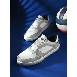 Styli Men Casual Colorblock Court Sneakers