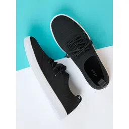 Styli Men Knit Upper Casual Comfort Sneaker