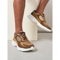 Styli Men Textured Colorblock Chunky DAD Sneakers