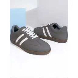 Styli Men's Grey Casual Sneakers
