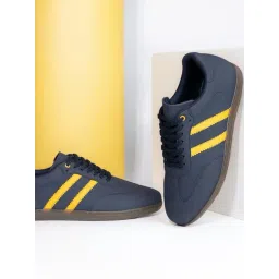 Styli Men's Navy Casual Sneakers