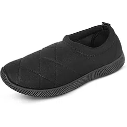Stylish & Comfortable Breathable Upper Slip On Casual Shoes for Women Black (UK 5-7)