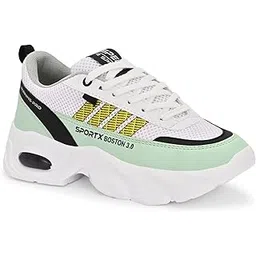 Stylish & Comfortable Casual Shoes for Men & Women | Lightweight Sneakers | Breathable Walking & Running Shoes Green